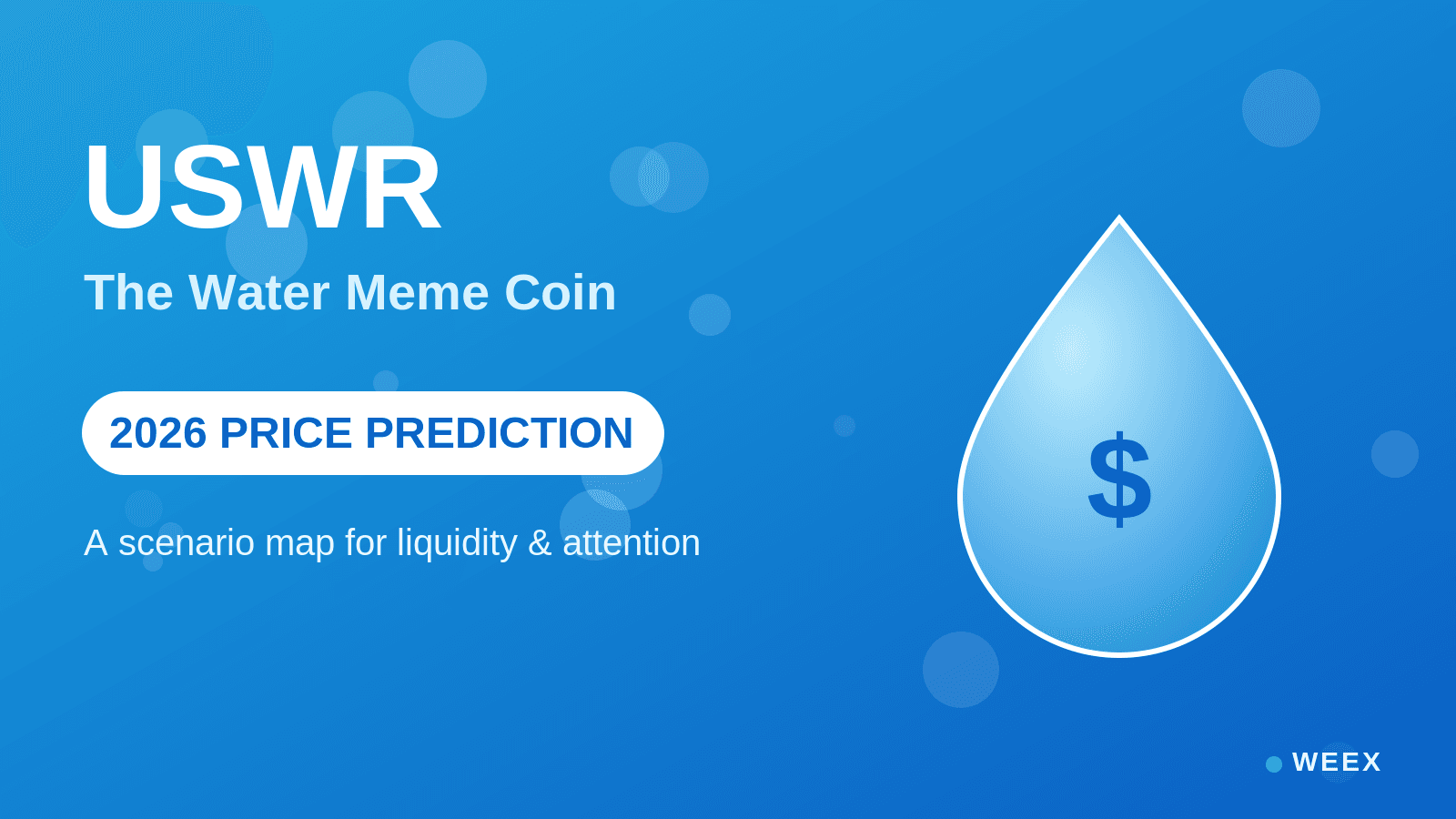 پیش‌بینی قیمت USWR در سال ۲۰۲۶: نقشه‌ راهی برای میم‌کوین آب