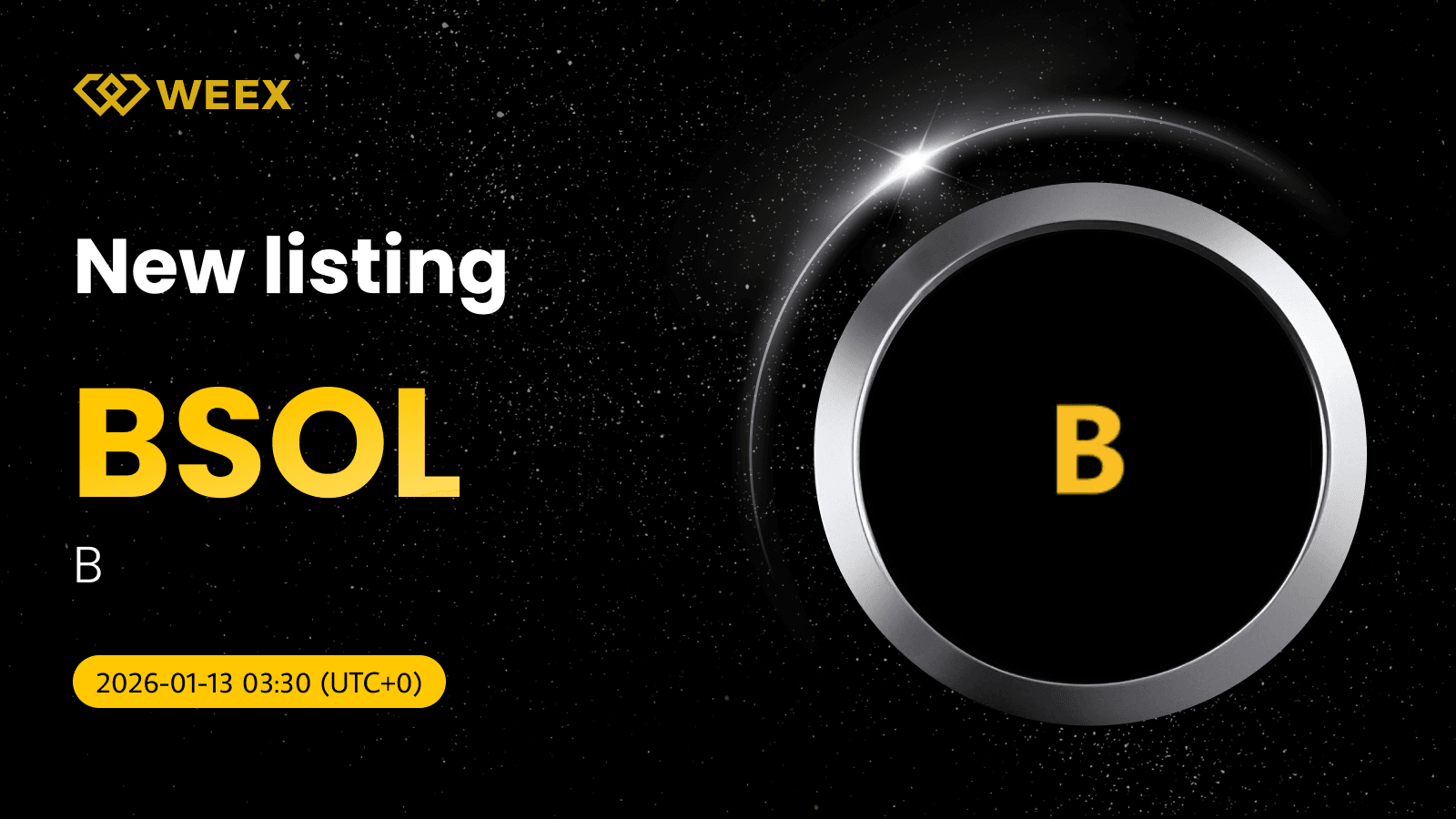 معامله اسپات BSOL USDT: ارز دیجیتال B (BSOL) در WEEX لیست شد