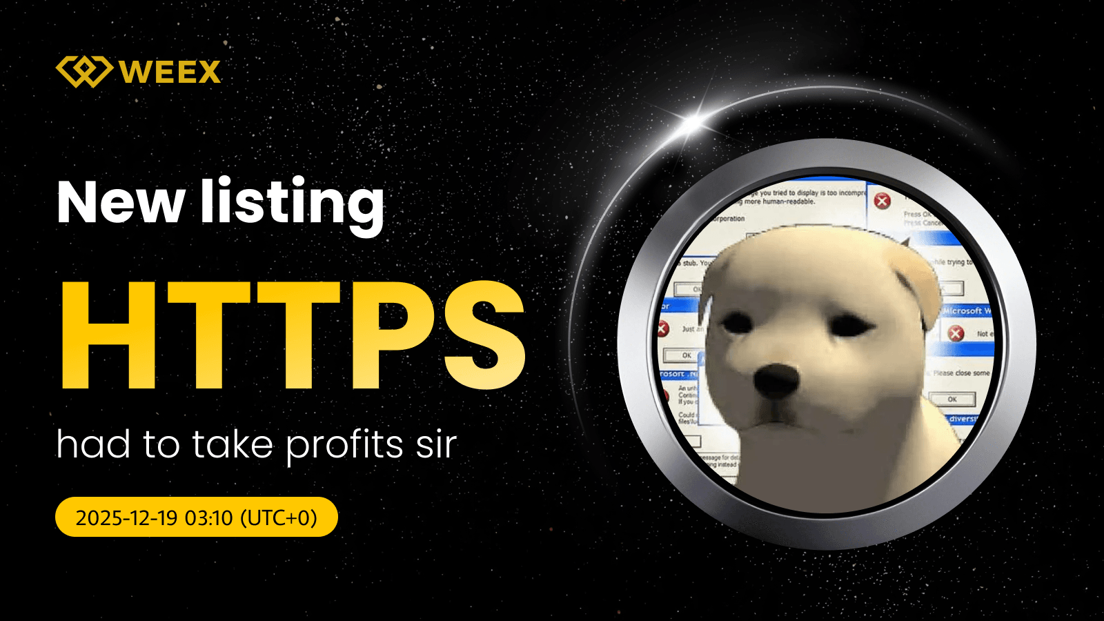 لیست شدن در HTTPS USDT: مجبور شدم سود ببرم جناب کوین در WEEX