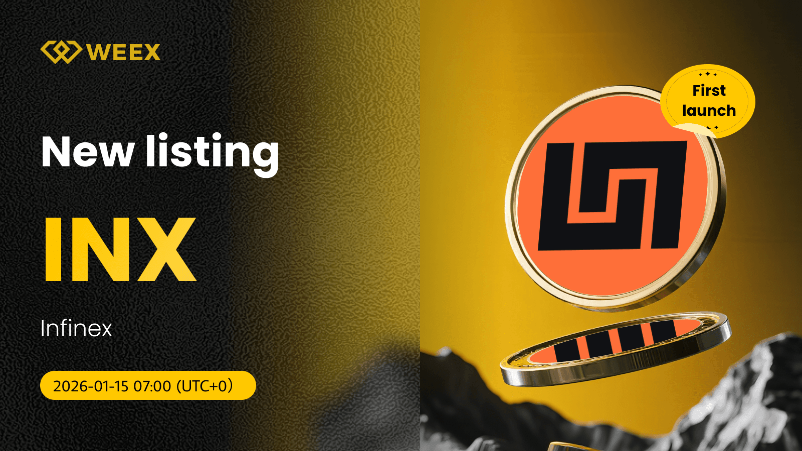 INX USDT اکنون در WEEX Spot به صورت زنده: معامله سکه اینفینکس (INX)