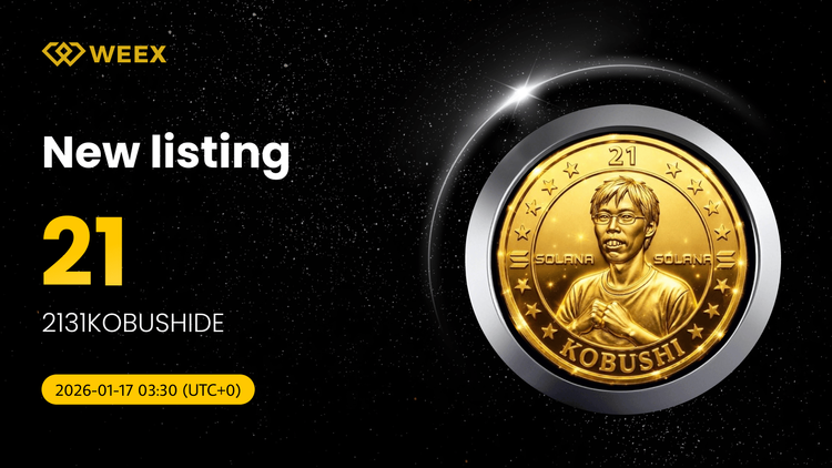 تجارت ۲۱ USDT: ۲۱۳۱KOBUSHIDE (۲۱) سکه در WEEX Spot فهرست شد