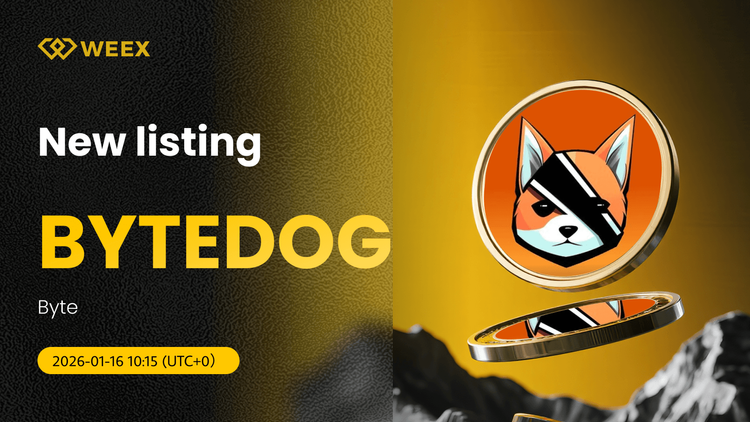 BYTEDOG USDT اکنون در WEEX Spot در دسترس است: تجارت Byte Coin