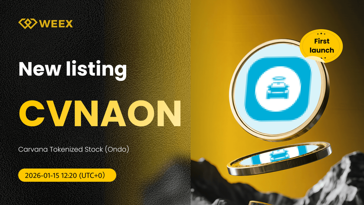 جفت معاملاتی CVNAON USDT در صرافی WEEX لیست شده است