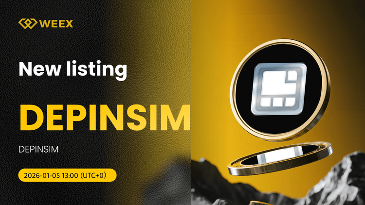 DEPINSIM USDT Trading Live: سکه DEPINSIM فهرست شده در WEEX