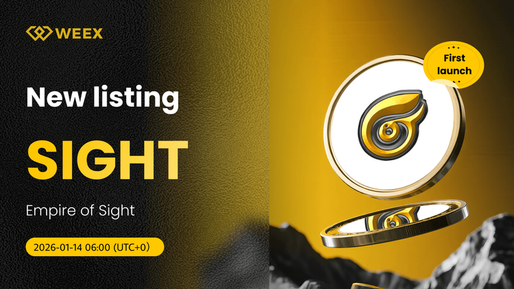 سایت USDT: سکه امپراتوری دید (SIGHT) در بازار WEEX لیست شد