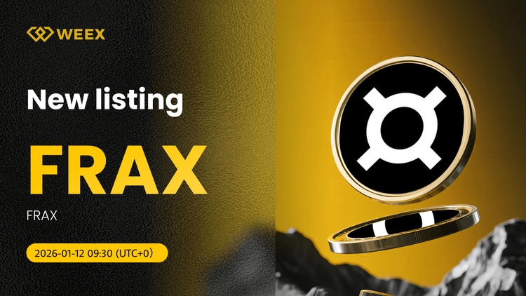 معاملات لحظه‌ای FRAX USDT اکنون در صرافی WEEX فعال است