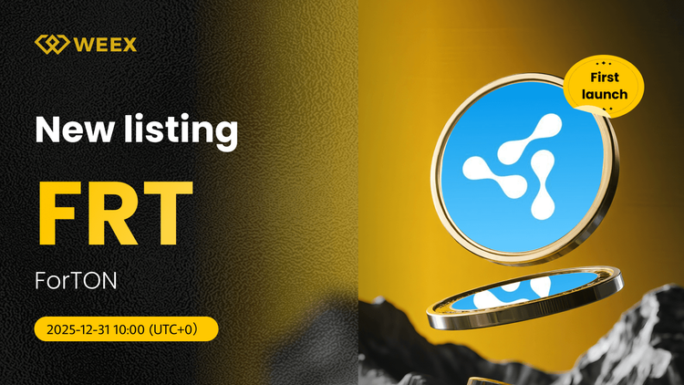 معاملات FRT USDT: سکه ForTON اکنون در WEEX Spot فهرست شده است