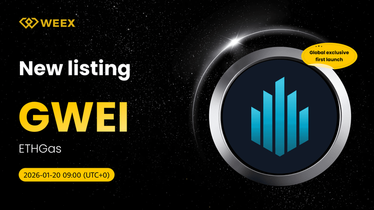 راه اندازی انحصاری اول: جفت GWEI USDT در WEEX Spot فهرست شد