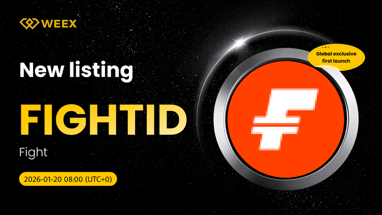 جفت ارز USDT با FIGHTID به صورت زنده در WEEX: سکه فایت (FIGHTID) در فهرست قرار گرفت