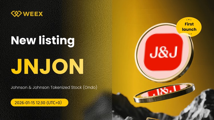 JNJON USDT در WEEX فهرست شد: تجارت سکه جانسون و جانسون