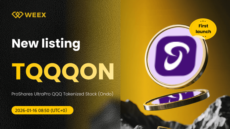 TQQQON USDT زنده: WEEX، ProShares UltraPro QQQ (Ondo) را فهرست می‌کند