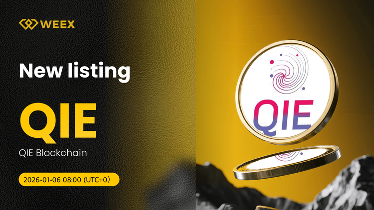 کوین بلاکچین QIE در WEEX با جفت معاملاتی لحظه‌ای USDT QIE فهرست شد
