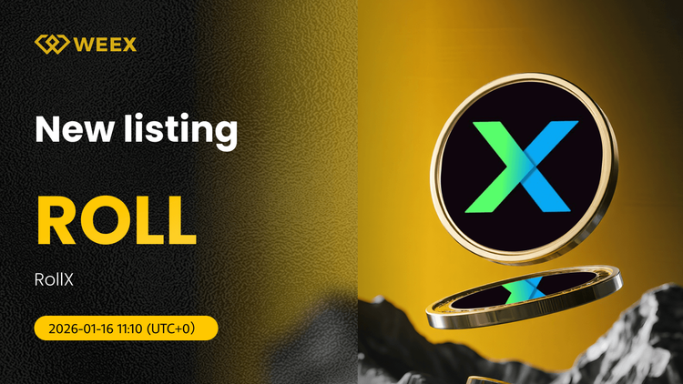لیست توکن‌های USDT: همین حالا سکه RollX (ROLL) را در WEEX Spot معامله کنید
