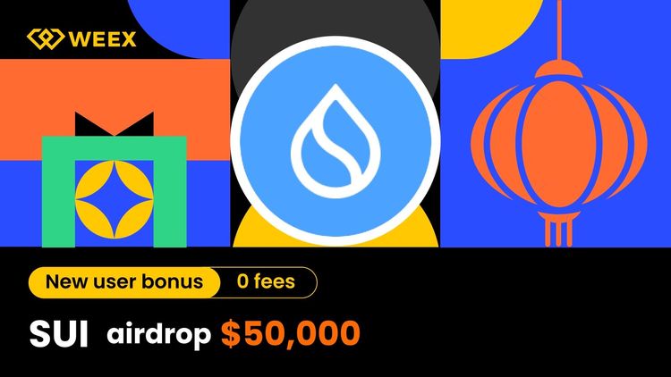 ایردراپ و جوایز معاملاتی SUI: چگونه سهم خود را از 50,000 USDT در WEEX ادعا کنیم؟