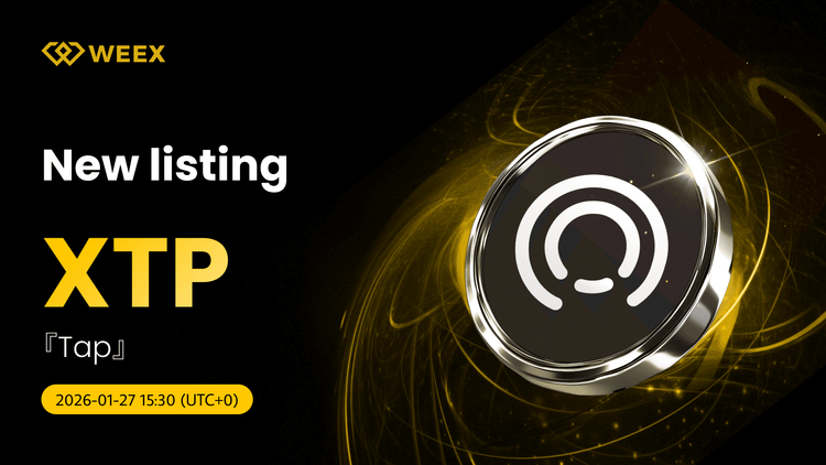 توکن (XTP) در صرافی WEEX لیست شد: جفت XTP USDT به صورت زنده