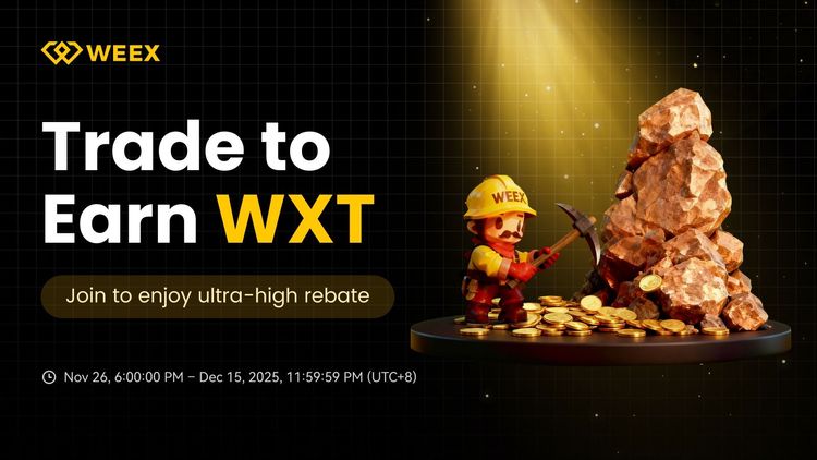 WEEX از معامله برای کسب درآمد رونمایی میکند: تا 30٪ تخفیف فوری + 2 میلیون دلار بازخرید WXT