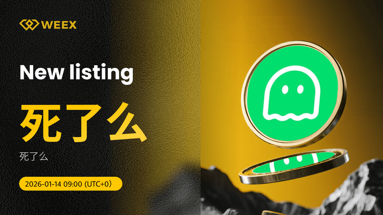 تجارت 死了么 USDT در WEEX Spot: 死了么 Coin Listed