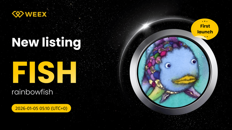 معامله FISH USDT در WEEX: فهرست زنده کوین rainbowfish